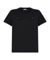 Moncler Short-sleeved T-shirt In Blue