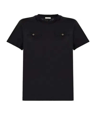 Moncler Short-sleeved T-shirt In Blue