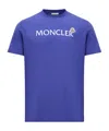 Moncler T-shirt En Coton In Blue