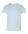 Moncler Short-sleeved T-shirt In Blue
