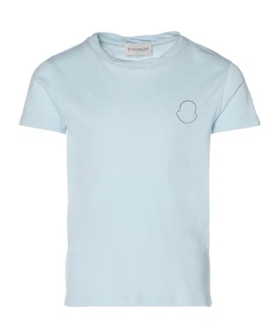 Moncler Short-sleeved T-shirt In Blue