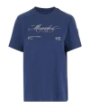 Moncler Short-sleeved T-shirt In Blue
