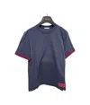 Moncler Short-sleeved T-shirt In Blue