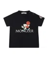 Moncler Short-sleeved T-shirt In Blue