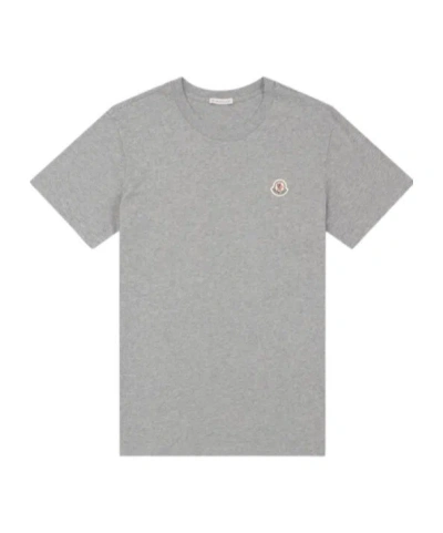 Moncler Short-sleeved T-shirt In Gray