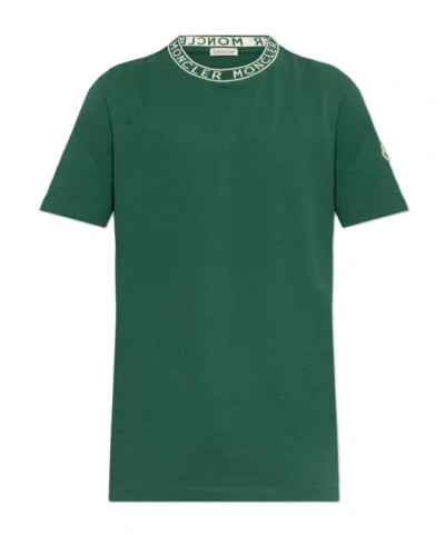 MONCLER MONCLER LOGO DETAILED SHORT-SLEEVE T-SHIRT