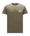 Moncler T-shirt Uni En Coton In Green