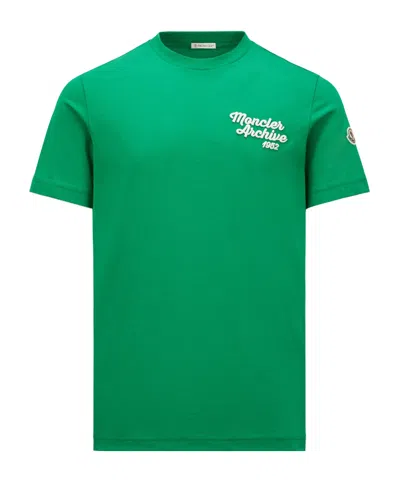 Moncler Short-sleeved T-shirt In Green