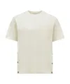 Moncler Short-sleeved T-shirt In Nude