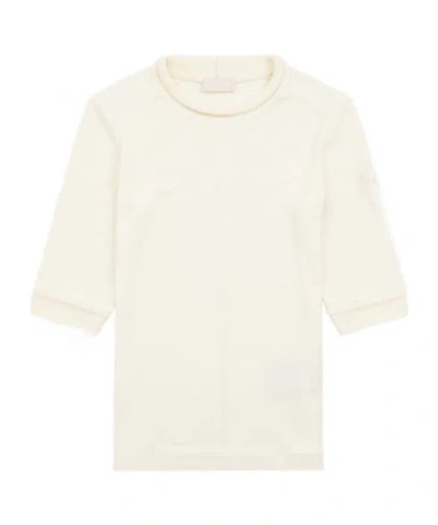 Moncler Short-sleeved T-shirt In Nude