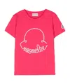 Moncler Short-sleeved T-shirt In Pink