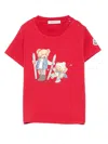 Moncler Short-sleeved T-shirt In Red