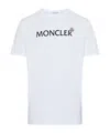 Moncler Enfant Logo Printed Crewneck T-shirt In White