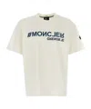 Moncler Logo-print Cotton T-shirt In White
