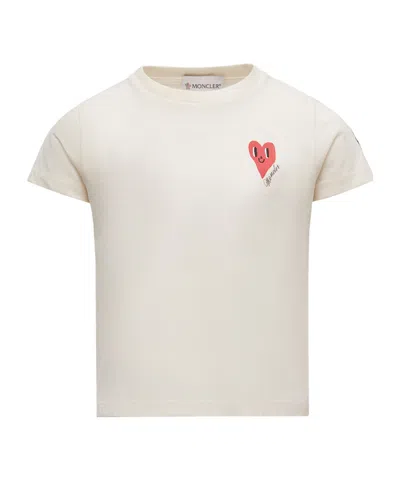 Moncler Babies' Short-sleeved T-shirt In White