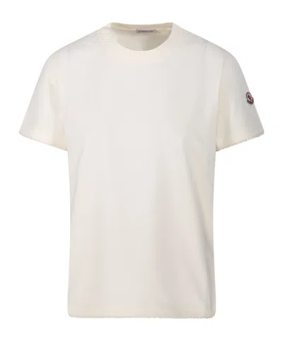 Moncler Short-sleeved T-shirt In White