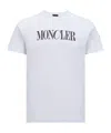 Moncler Logo Print T-shirt In White