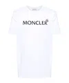 Moncler T-shirt With Flocked Logo In White