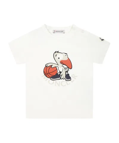 Moncler Short-sleeved T-shirt In White