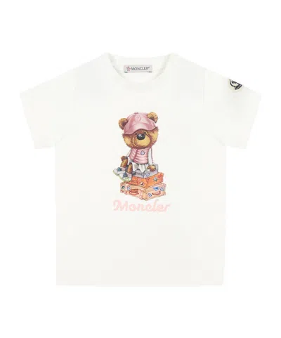 Moncler Short-sleeved T-shirt In White