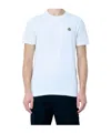 Moncler Men Cotton Pack Of Three Logo Patch T-shirts In White