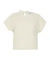 Moncler Short-sleeved Top In Ivory