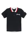 Moncler Short Sleeves Polo Shirt In Blue