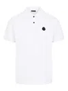 Moncler Classic Cotton Polo T-shirt In White