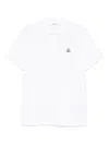 Moncler Short Sleeves Polo In White