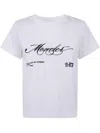 Moncler Embroidered Short Sleeve Crew Neck T-shirt In White