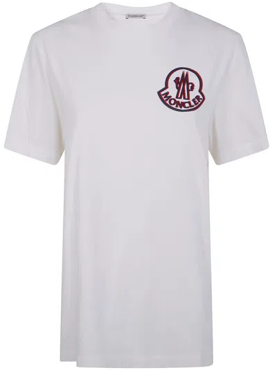 Moncler Short Sleeves T-shirt Clothing In White