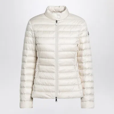 Moncler Short White Igelle Down Jacket Women In Cream