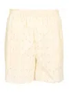 Moncler Lace Shorts Trousers White