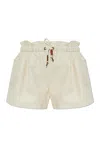 Moncler Relaxed Fit Bermuda Shorts With Elastic Waistband