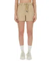 Moncler Bermuda With Logo