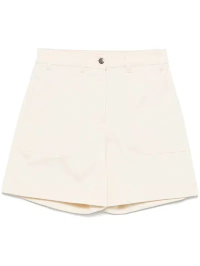 Moncler Shorts In Neutral