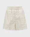 Moncler Shorts Broderie Anglaise Natural