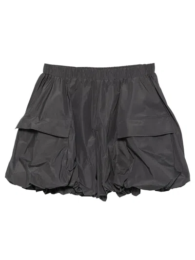 Moncler Kids' Shorts In Taffetà In Black
