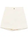 Moncler Women's Cotton Shorts In Light Beige