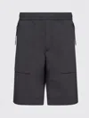 Moncler Tailored Shorts Featuring Functional Back Pockets In Black