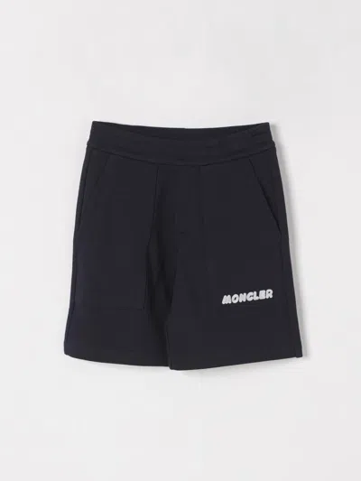 Moncler Shorts  Kids Color Navy In Blue