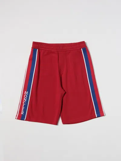Moncler Shorts  Kids Color Red