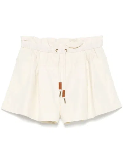 Moncler Shorts In Nude