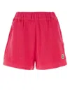 Moncler Sweatshorts In Terry Cloth In Pink