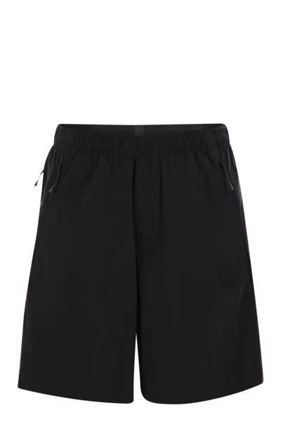 Moncler Shorts With Logo Patch