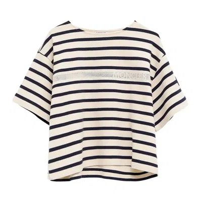 Pre-owned Moncler Short-sleeve T-shirt 'multicolor' | Multi-color | Women's Size L