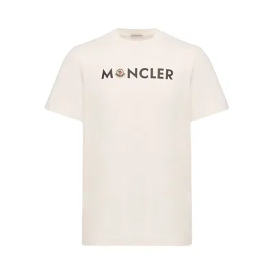 Pre-owned Moncler Short-sleeve T-shirt 'natural' | White | Men's Size Xl