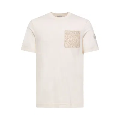 Pre-owned Moncler Short-sleeve T-shirt 'white' | Men's Size L