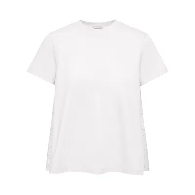 Pre-owned Moncler Short-sleeve T-shirt 'white' | Women's Size S