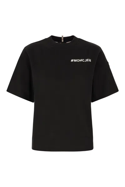 Moncler Short-sleeved T-shirt In Black